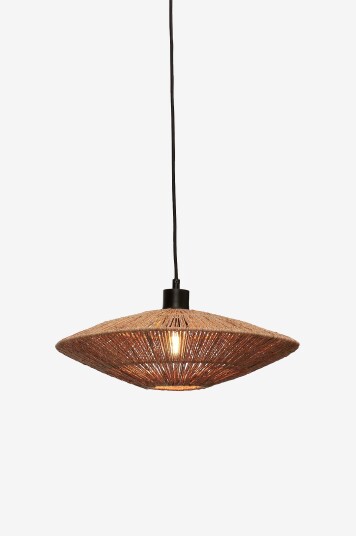 Good&Mojo Hengende taklampe flat liten Iguazu Natur Good&Mojo Hengende taklampe flat liten Iguazu Natur