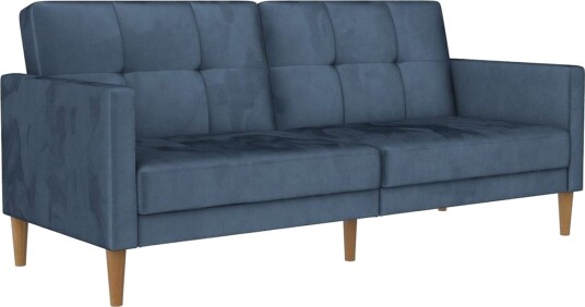 Sovesofa Lilly Blå Fløyel Blå Fløyel