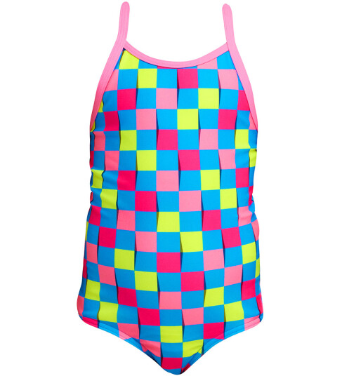 Funkita Badedrakt Gni til vanvidd Heat UV50+ Legg ut lapp 3 år 98 Badetøy Flerfarget