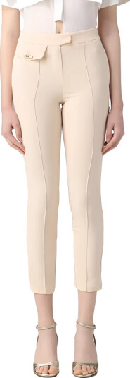 Simona Corsellini Dame Bukser Beige S, Simona Corsellini Dame Bukser Beige S,