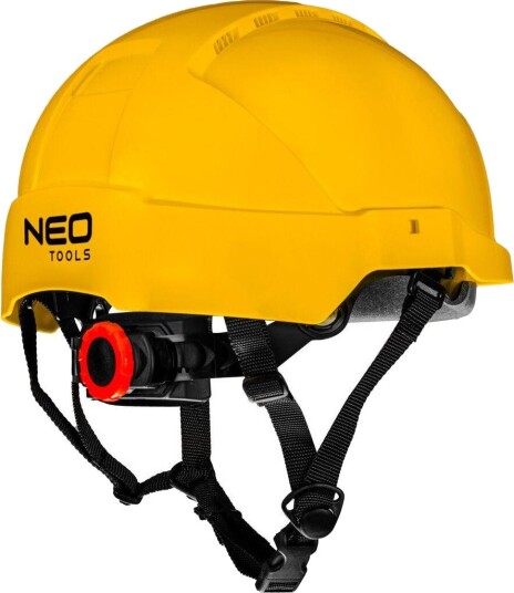 NEO Tools Vernehjelm 97-210 For Arbeid I Høyden ABS, Støtdempende Gul