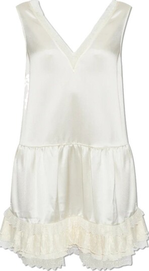 Ganni Dame Kjoler Beige M,