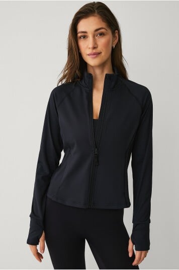 Ellos Studio Tracksuit jakke Full Zip Core Svart