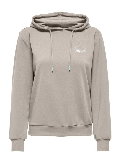 Only Play Onpcava Life Hood Ls Loose Swt - Beige - XS