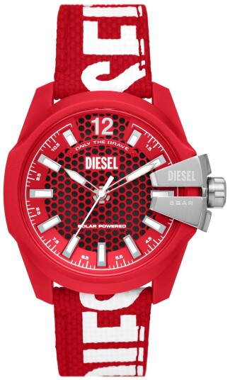 Diesel Herreklokke DZ4619 Baby Chief Rød/Tekstil Ø43 mm Diesel Herreklokke DZ4619 Baby Chief Rød/Tekstil Ø43 mm