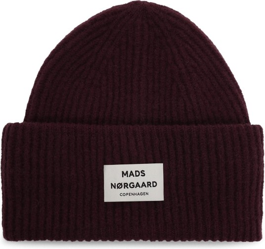 Mads Nørgaard Tosca Anju Hat - Burgundy - ONE SIZE