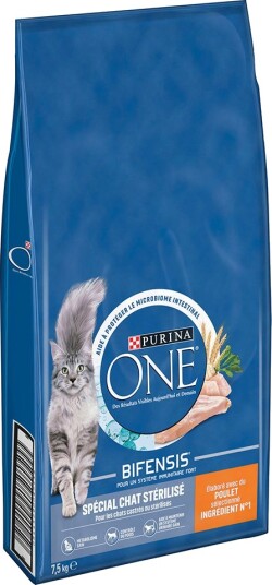 Purina One Tørrfôr Sterilised Sparepakke Kylling 2 X 7.5 kg