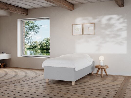 Nordic Dream Freja Fjord 90x210 Lysegrå