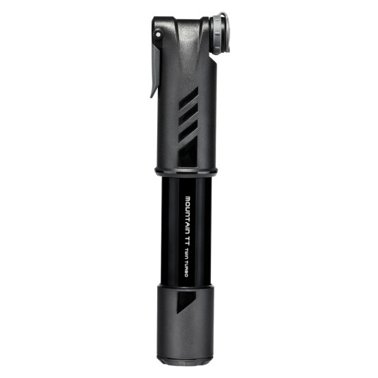 Topeak Mountain TT Twin Turbo Sykkelpumpe - 120 PSI - Svart