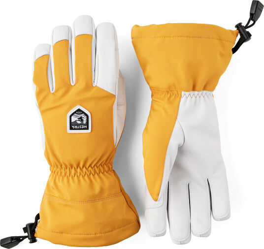 Hestra Flextron Motion 5 Finger Mustard/Offwhite 9 Hestra Flextron Motion 5 Finger Mustard/Offwhite 9