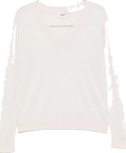 Weekend Max Mara Dame Strikkevarer Hvit L,