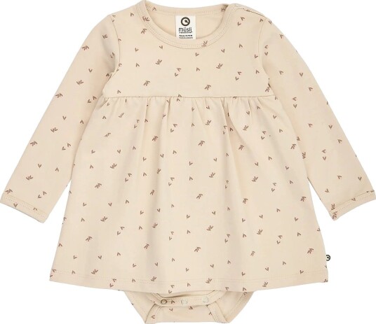 Müsli Fleur L/S Dress Body OAK/ WALNUT/ BLUSH 92