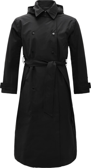 Helly Hansen W Avenue Ins Long Trench Coat   Black   S