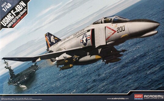 Academy US Navy F-4N VMFA-531 Gray Ghosts Modellfly Byggesett 1:48