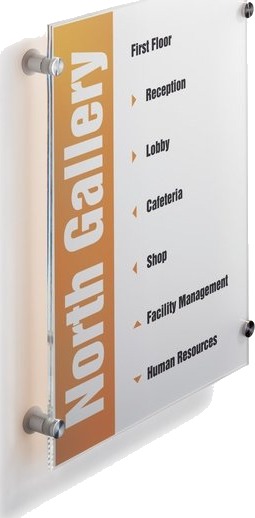 Durable Crystal Sign A3 Gjennomsiktig 297 Mm 420 Mm