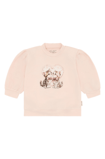 Hust & Claire Sara Kitten love genser til baby   quartz   62