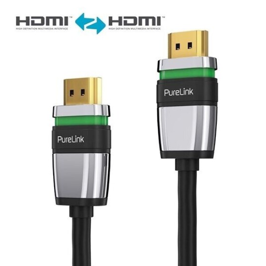PureLink ULS1000 HDMI Kabel 3 m - 4K Høyhastighetskabel med Ethernet, Svart