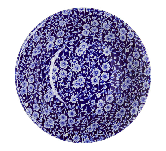 Burleigh Blue Calico tallerken dyp