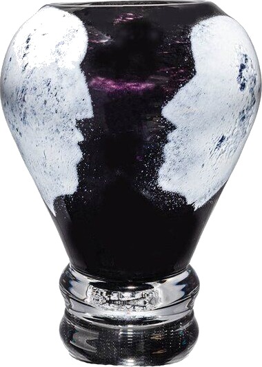 Magnor Vi Møtes vase 18 cm svart Magnor Vi Møtes vase 18 cm svart