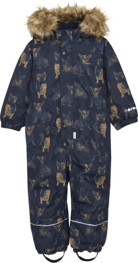 MinyMo vinterdress til barn, navy