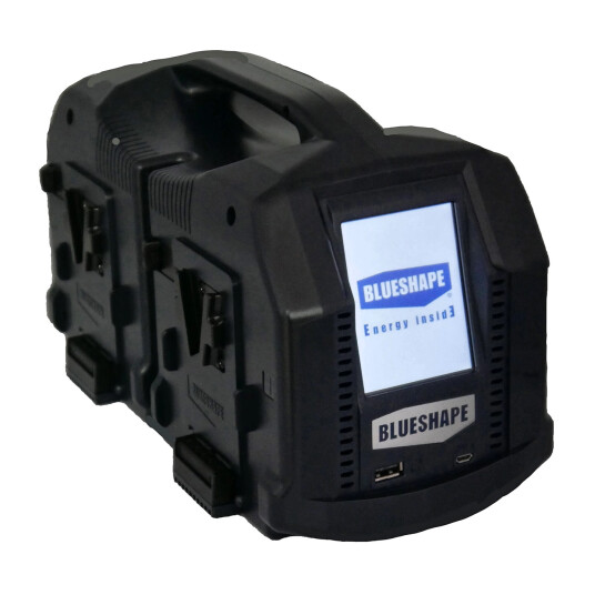 Blueshape CVS4XL Quad Lader V-Mount 4x Simultan V-mount Lader