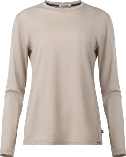 Aclima Women"s LightWool 180 Crewneck Simply Taupe XS