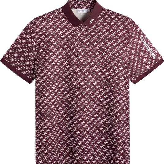 J. Lindeberg Tour Tech Print Polo CARDI JACQUARD S WINETASTING M J. Lindeberg Tour Tech Print Polo CARDI JACQUARD S WINETASTING M