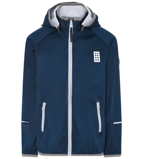 Lego Wear Sefrit Skalljakke Dark Navy 122 Lego Wear Sefrit Skalljakke Dark Navy 122