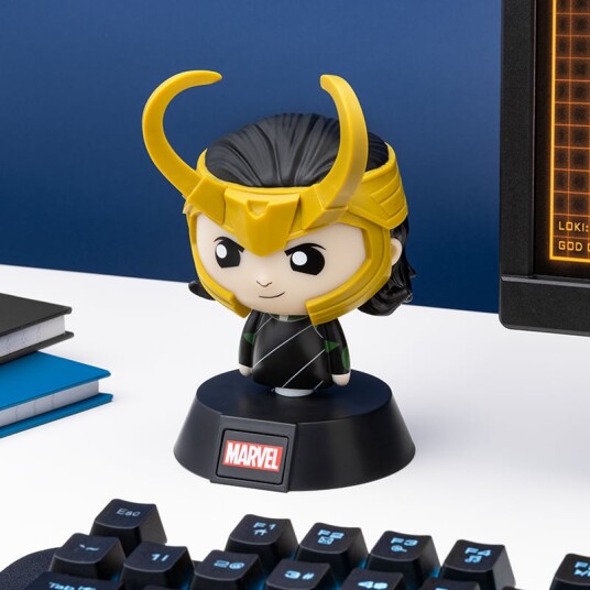 Paladone Loki Icon Light Bordlampe - Svart Paladone Loki Icon Light Bordlampe - Svart