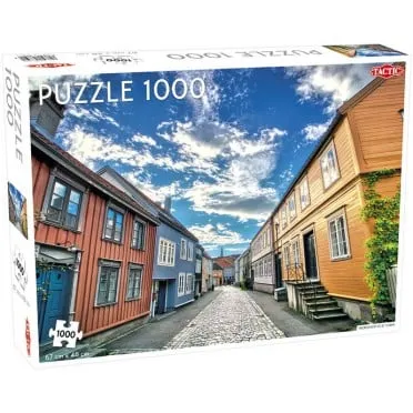 Tactic Puzzle Lovers Trondheim Old Town 1000 Pcs Puzzle