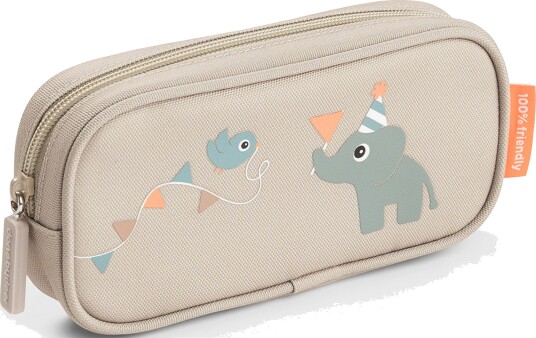 Done by Deer Pencil Case Celebration Sand Cream 20X 10X H 4CM