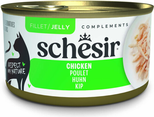 Schesir Våtfôr Sparepakke Complements I Gelé Kylling 24 X 70 G