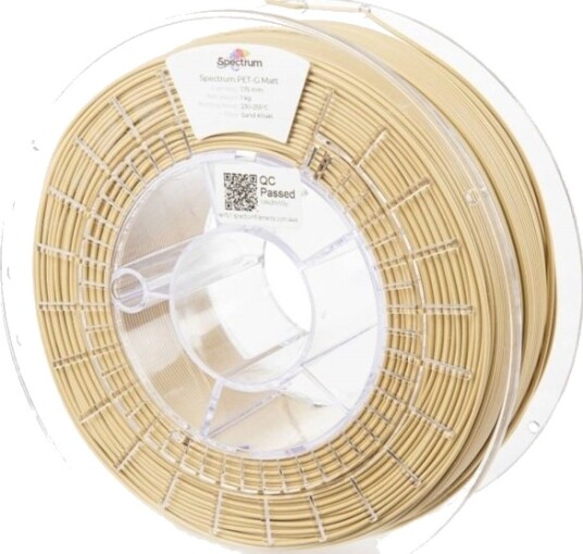 Spectrum PET-G Matte Filament 1.75 mm 1000 g Sand Khaki 80550