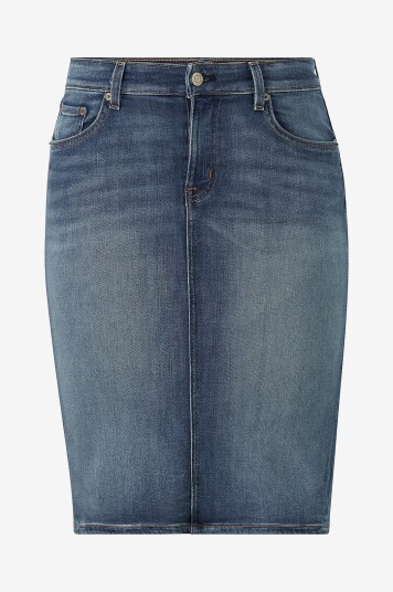 Ralph Lauren Lauren Denim skjørt Sunset Ind Skirt Blå