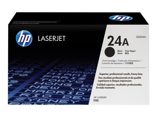 Hp 24A - Svart - Original - Laserjet - Tonerpatron Q2624a - For Laserjet 1150