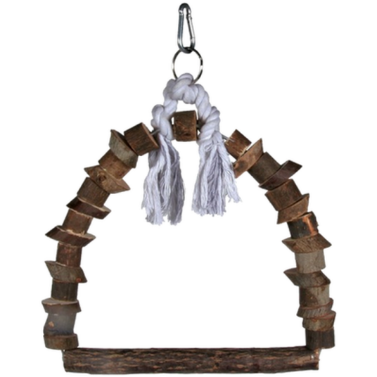 Trixie Natural Living Arch Swing Wood & Rope Brown 22 X 29 cm Trixie Natural Living Arch Swing Wood & Rope Brown 22 X 29 cm