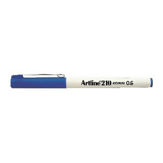 Artline 210 Fineliner Medium 0,6 mm Blå