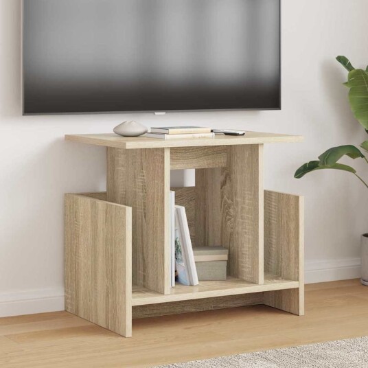 TV benk Sonoma eik 50 x 35 x 45 cm Konstruert tre TV benk Sonoma eik 50 x 35 x 45 cm Konstruert tre