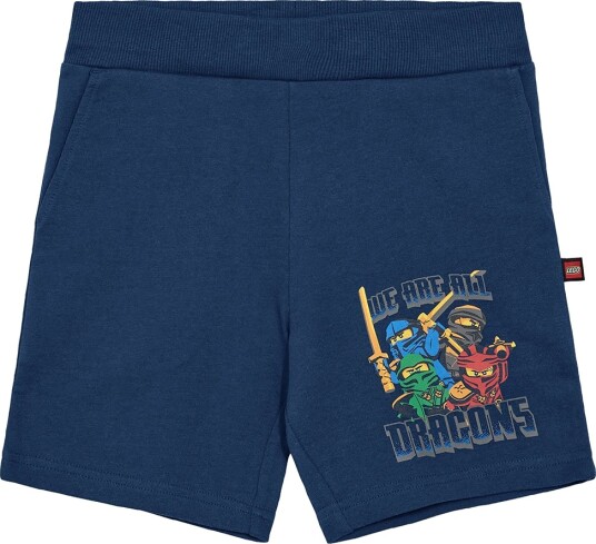 LEGO® Ninjago Shorts   LwPasi 303   Mørkeblå m. Trykk   LEGO® Wear   8 år (128)   Shorts