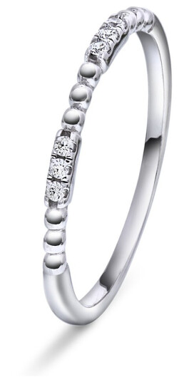 Pan Jewelry, Ring i sølv med zirkonia, størrelse 56