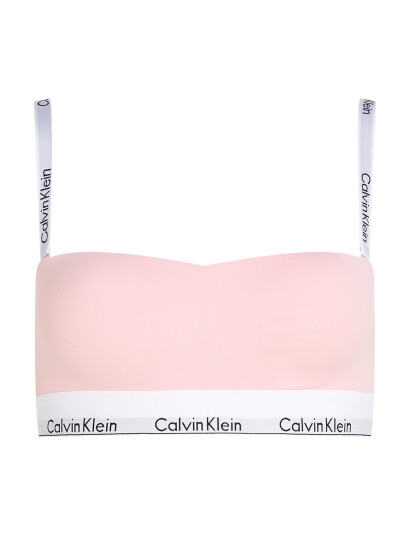 Calvin Klein Lightly Lined Bandeau Pink S