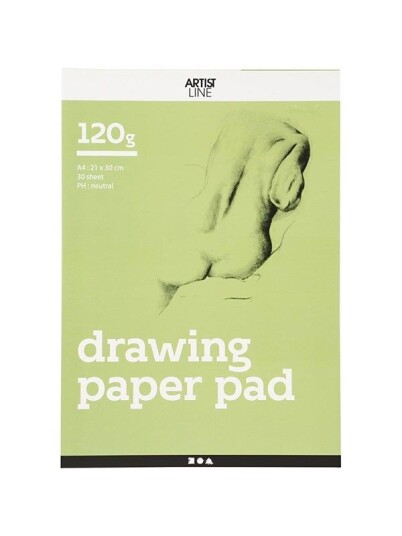 Creativ Company Drawing Pad White A4 120gr 30 Sheets