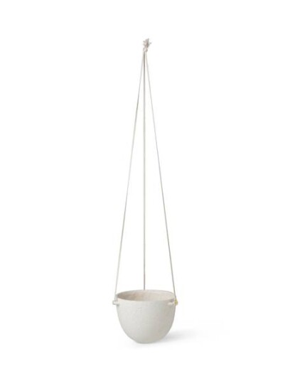 Ferm Living Speckle Hanging Pot Large Off White