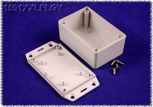 Hammond Electronics 1591XXSFLGY 110 × 82 × 44 mm ABS Grå Kabinett