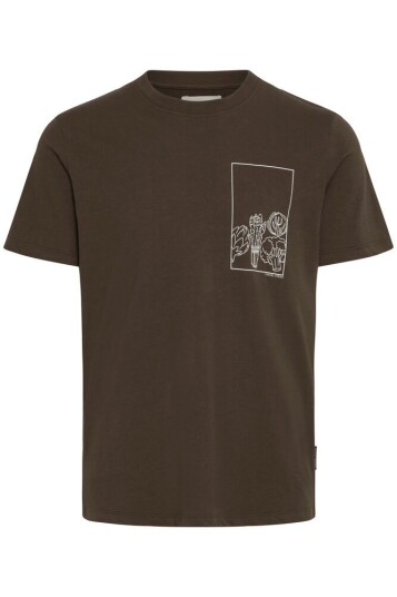 Casual Friday ANSGAR tee with chect print   M