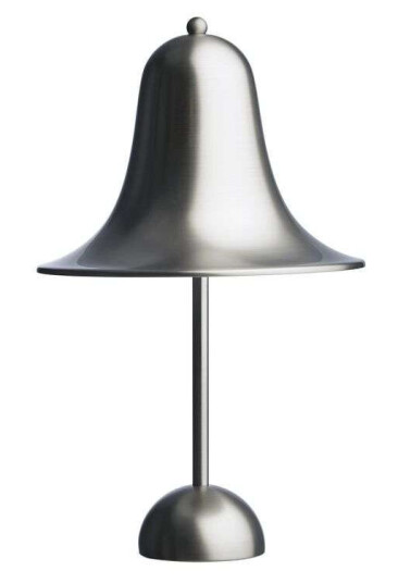 Verpan Pantop Bordlampe Ø23 cm Matt Metallic