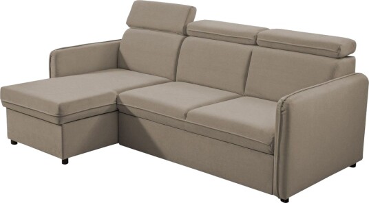 Fredrik Sofa med Sjeselong 3 seter Beige