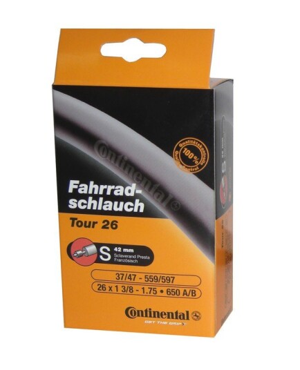 Continental Slange Conti FV Tour 26, 37/47-559/597, 26x1 26 STD Continental Slange Conti FV Tour 26, 37/47-559/597, 26x1 26 STD
