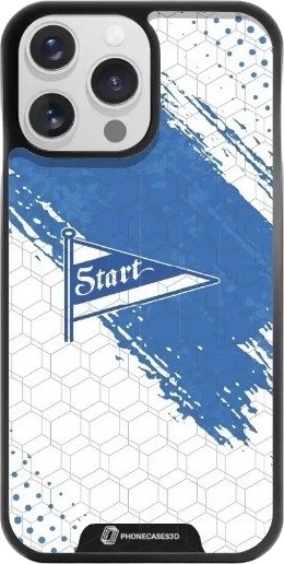 Phonecases3D iPhone 14 Pro IK Start 3D mobildeksel, svart