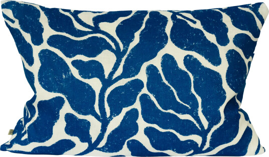 Fine Little Day Leaves putetrekk 48x68 cm Hvit blå Fine Little Day Leaves putetrekk 48x68 cm Hvit blå